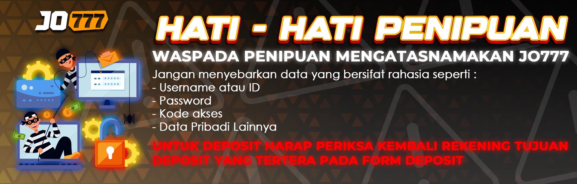 HATI HATI PENIPUAN