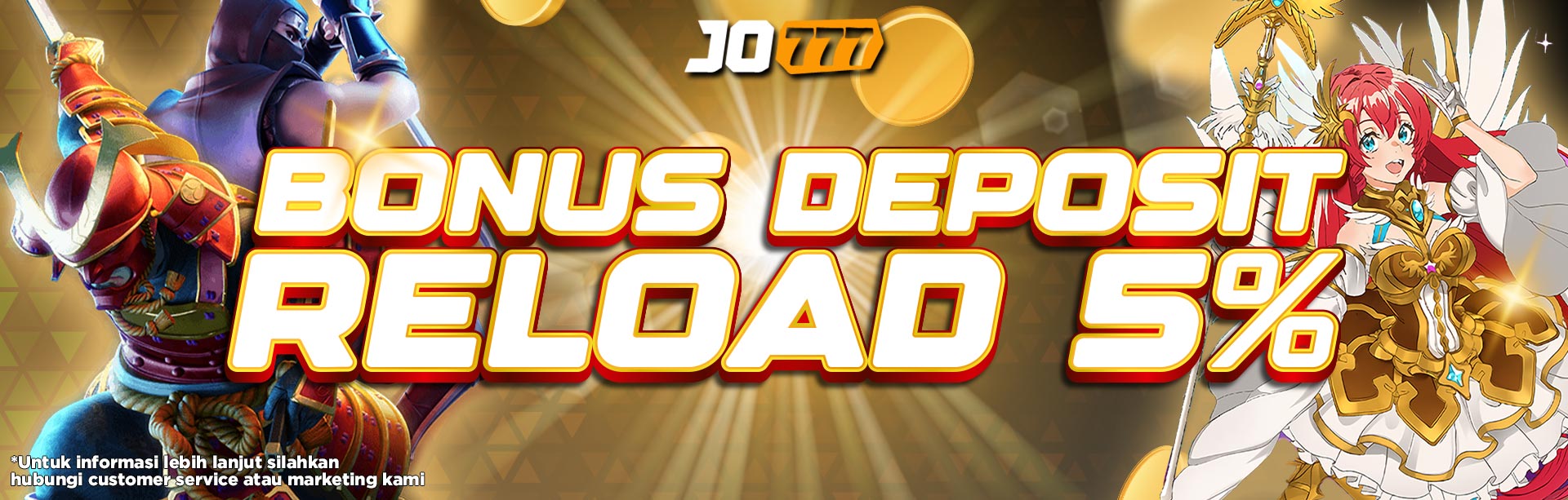 BONUS RELOAD 5% HARIAN SLOT