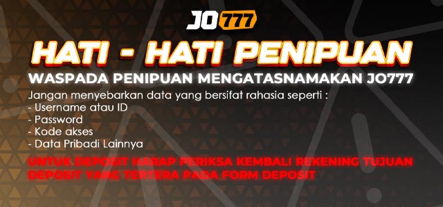 HATI HATI PENIPUAN