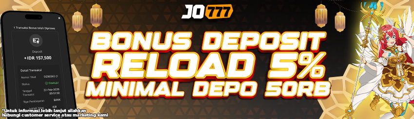 BONUS RELOAD 5% HARIAN SLOT